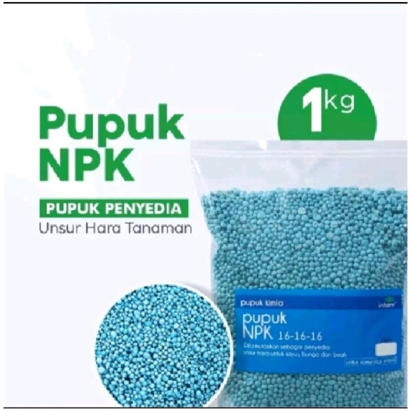 Pupuk NPK mutiara 1616.kemasan 1 kg