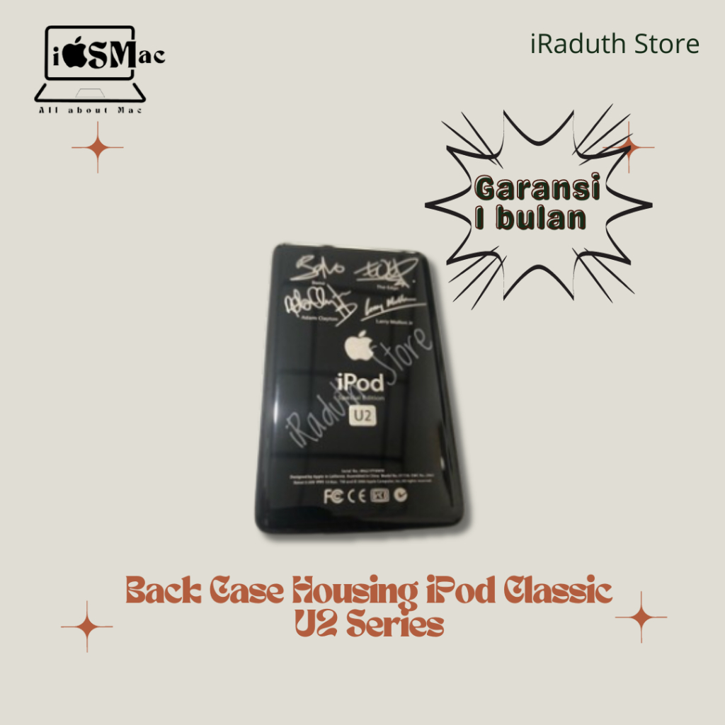 Back Case Housing iPod Classic U2 Series