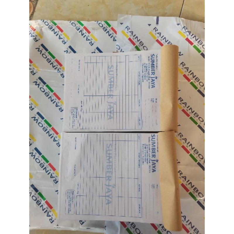 

Nota 2 ply 3 warna