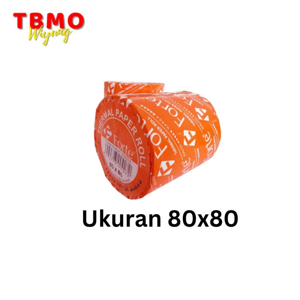 

Tbmo Thermal Struck Roll 80X80 Forte / Kertas Termal