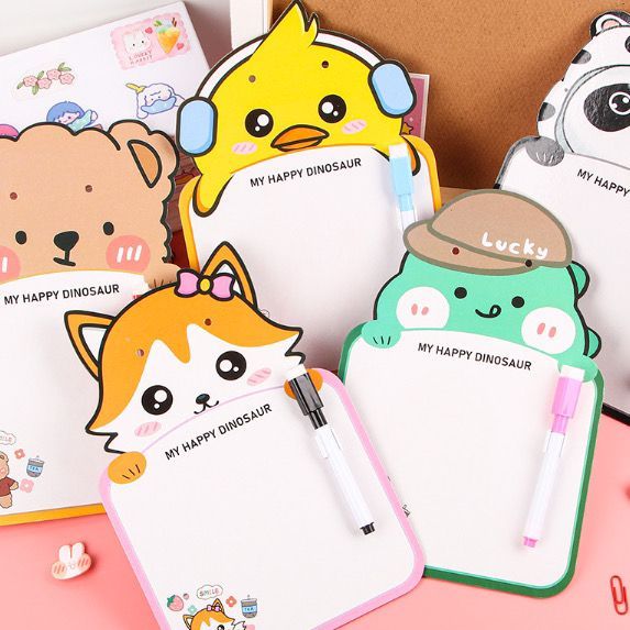 

[FAFAFA] Papan Tulis Mini Karakter Lucu / Papan Tulis Anak Karakter Lucu