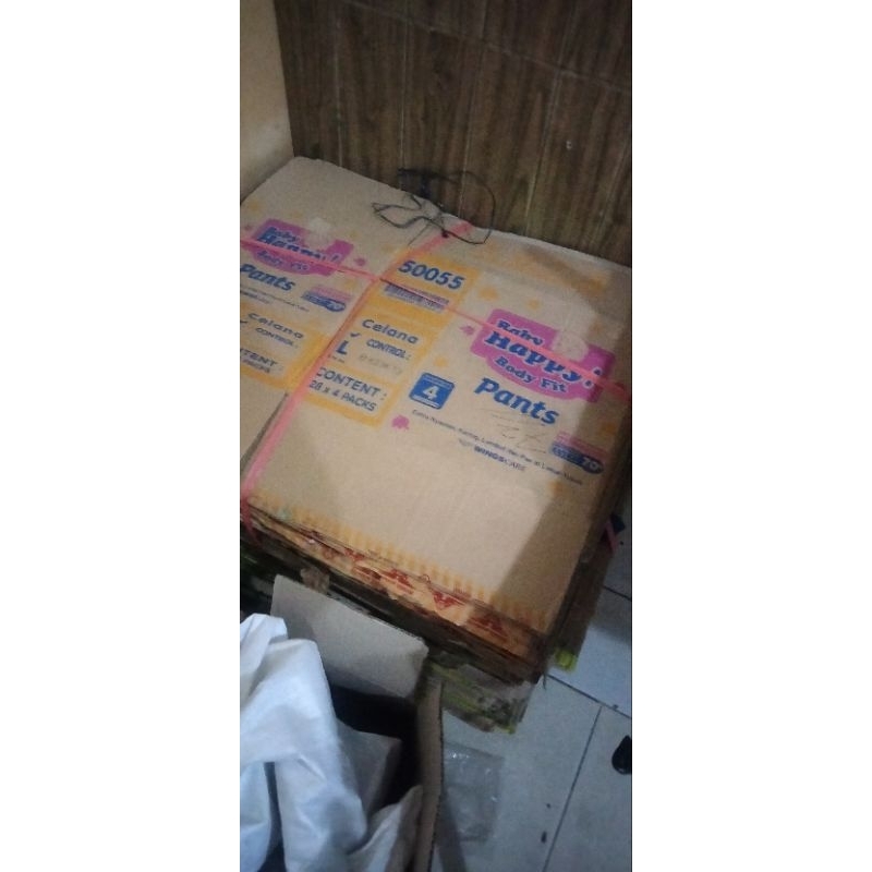 

kardus Pampers - kardus popok bekas - kardus packing