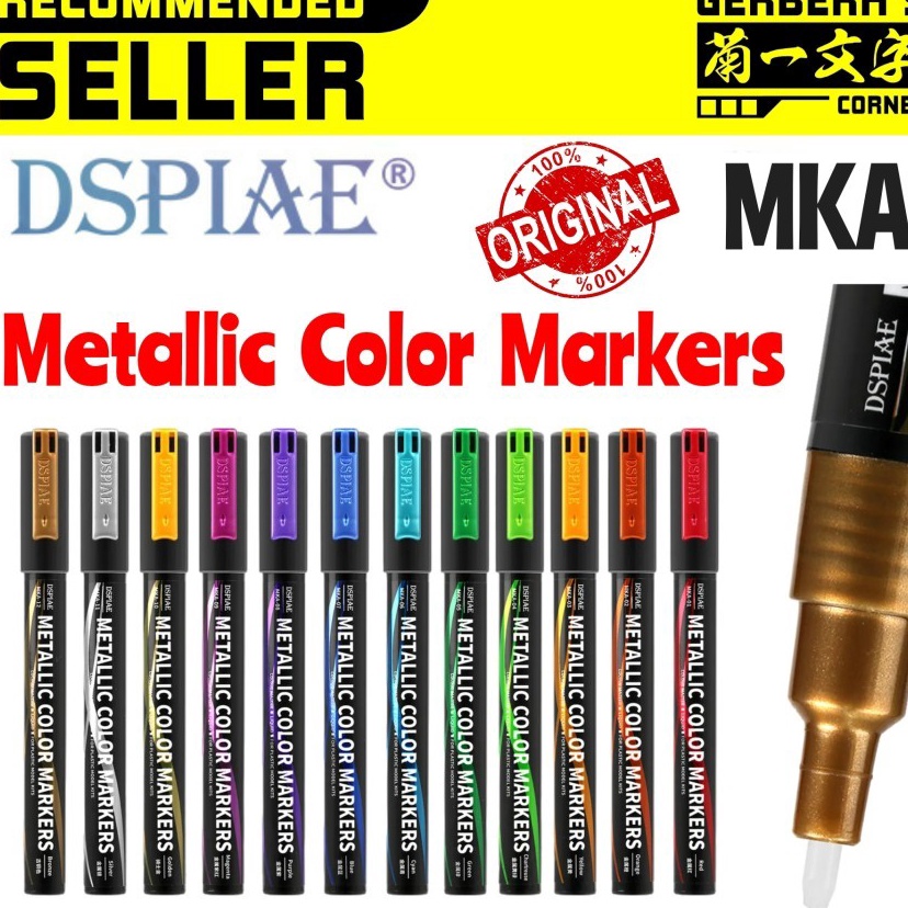 

Ramah Lingkungan DSPIAE MKA Metallic Color Markers Marker dam Model Kit