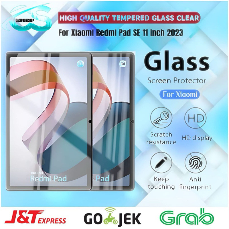 Tempered Glass Premium Redmi Pad SE / Anti Gores Redmi Pad SE 11" Inc / Screen Protector Redmi Pad S