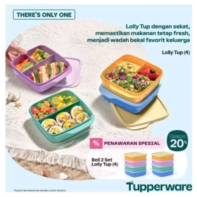 Tempat makan tupperware lolly tup (1)