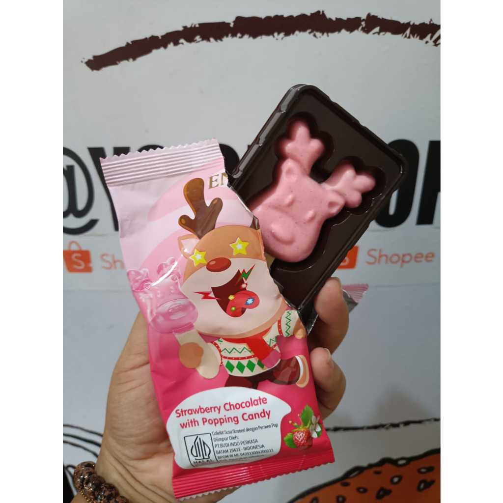 

NEW !! 1 Pack ENON Milk Chocolate with Popping Candy Coklat pop dengan Sensasi meletup dalam mulut