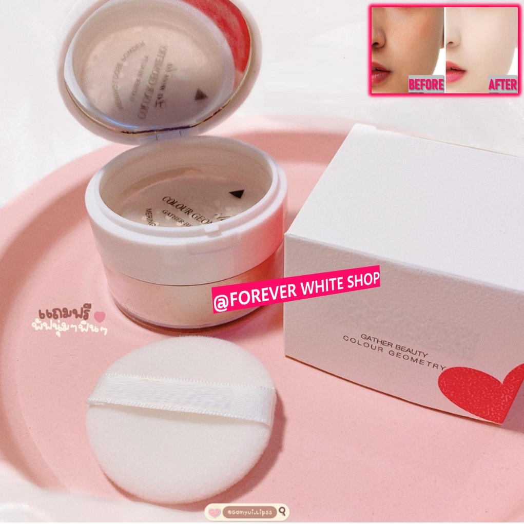 Termurah  Bedak Tabur Waterproof Loose Powder ORI FWS/ Bedak Glowing Tahan Lama Anti Air Bedak Tabur