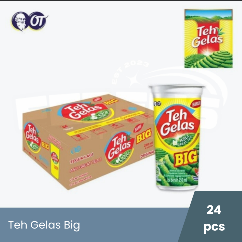 

Teh Gelas Big - [1 Dus isi 24 Pcs]