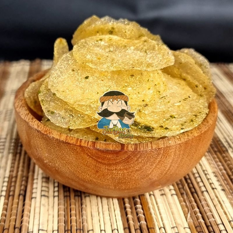 

Keripik Kaca Pedas Daun Jeruk 100 gr Kripca