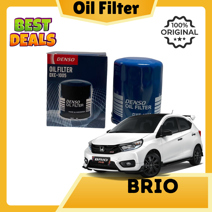 Saringan Oil Filter Oli Mobil Honda Brio Original Denso