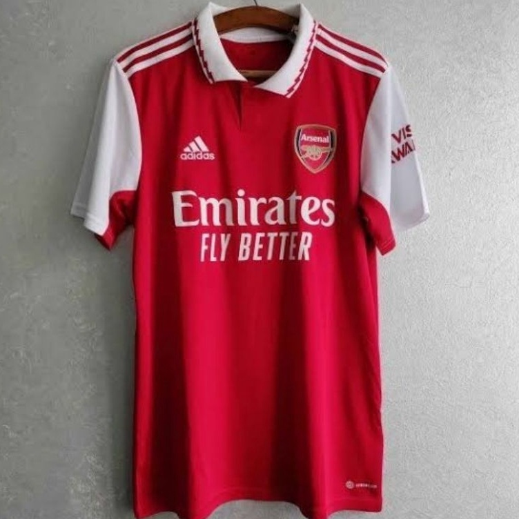 Promo import Jersey bola Arsenal Home 222223 Merah Kerah putih 2223 224 import Grade ori official S 