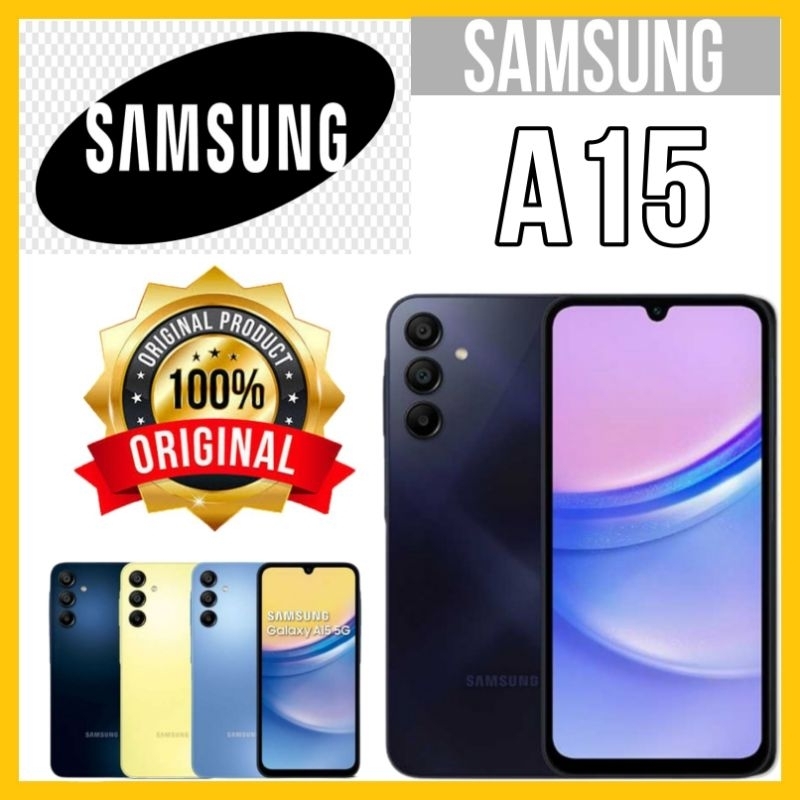 TERBARU!!!SAMSUNG A15 RAM 8/128GB 4G,8/256GB 4G&8/256GB 5G GARANSI RESMI SAMSUNG INDONESIA