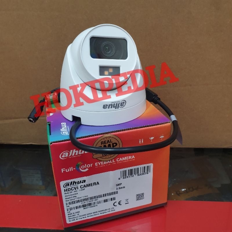 QBNG T1A59P Cctv Dahua Indoor 5Mp Full Color / Colorvu Kamera Cctv Indoor Dahua 5Mp Colorvu