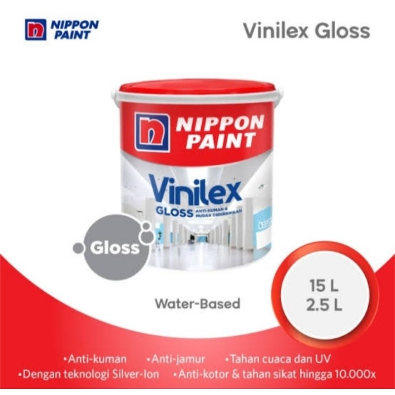 Cat Tembok Nippon Vinilex Gloss Putih(D1)