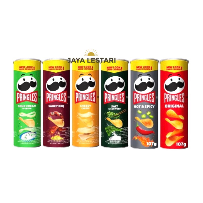 

Pringles Keripik Kentang (6 Varian Rasa) (107g)