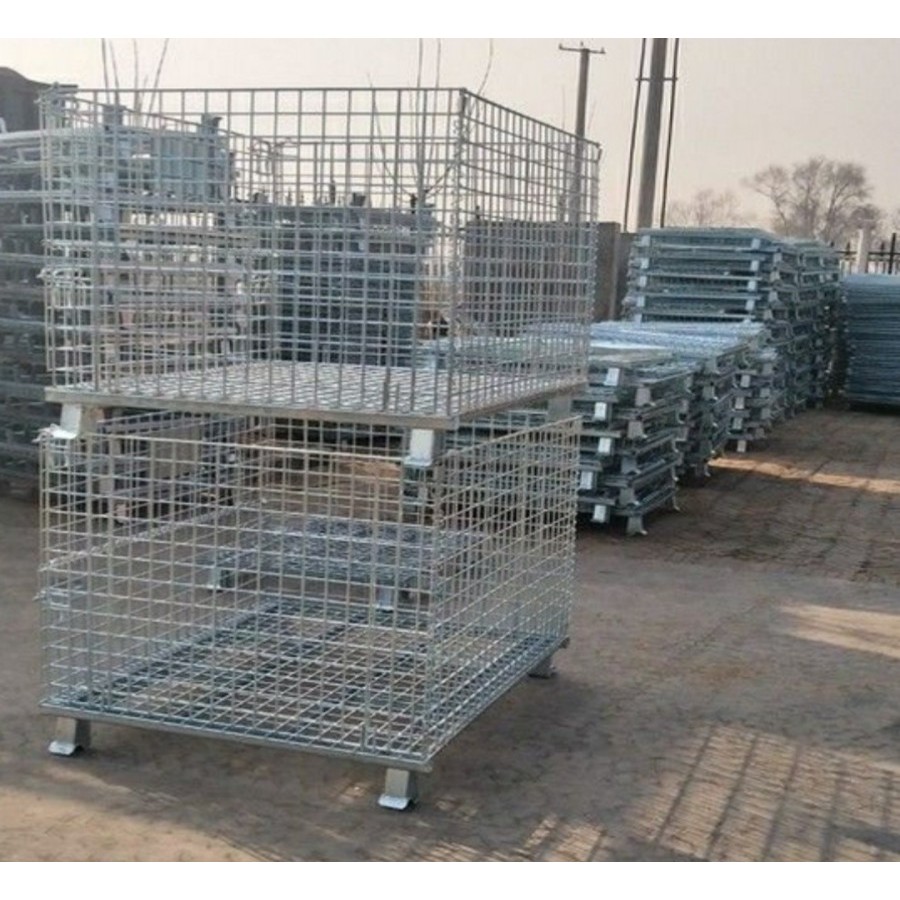 Harga Murah Pallet Mesh Keranjang Besi Lipat DALTON Stocky 3, 5, dan 7