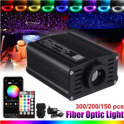 Lampu Langit-langit LED Serat Optik / Lampu Fiber Optic RGB Plafon Mobil
