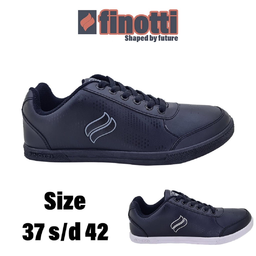 Sepatu Sekolah FINOTTI CLASSIC 2 Asli Original / Sepatu Hitam Polos Dewasa dan Anak