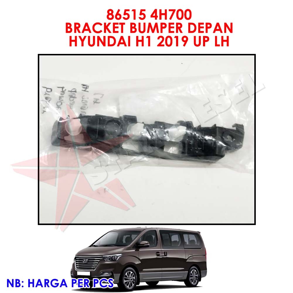 BRECKET BUMPER DEPAN H1 2019 UP LH BRACKET BUMPER DEPAN KIRI HYUNDAI H1 86515-4H700