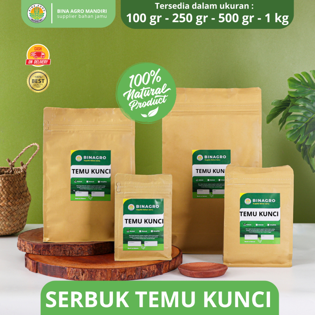 Binagro TEMU KUNCI Bubuk Jamu Murni Tanpa Campuran Premium