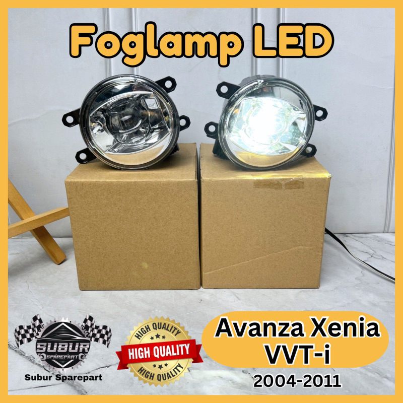 Foglamp LED Avanza Xenia VVTI Xenia Yaris Innova Camry Corolla Harga 1 Set (Untuk Upgrade)