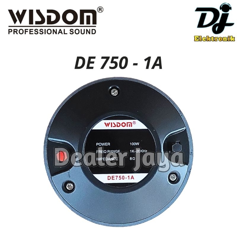 Tweeter / Driver Wisdom DE 750 1A / DE750 1A / DE7501A
