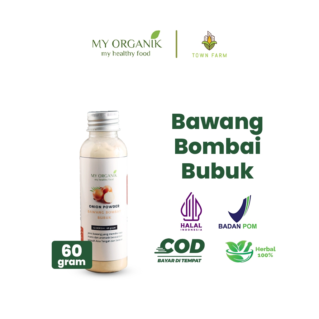 

My Organik Bawang Bombay Bubuk Premium Onion Powder 100% Murni Tanpa Campuran