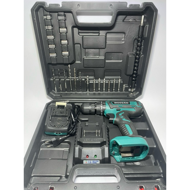mesin bor cas baterai m-16 set modern/ Mesin bor cas baterai koper/ Mesin bor cordless/Mesin bor cas