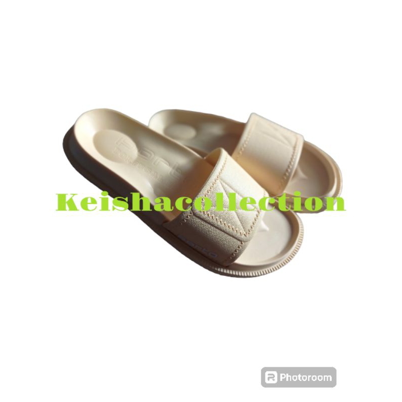 Sendal selop karet slipon fashion Porto Dulux wanita dewasa