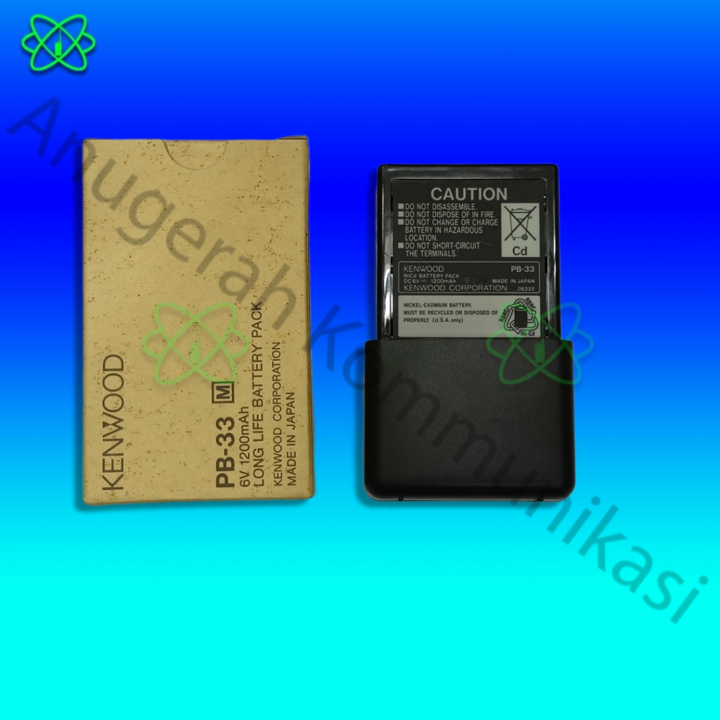 BATERAI HT KENWOOD PB-33 BATTERY HT KENWOOD PB 33 PB33 Ni-Cd