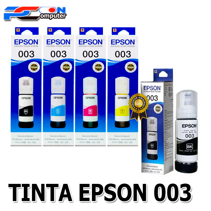 TINTA Printer EPSON 003 ORIGINAL 1 SET L1110/L3110/L3210