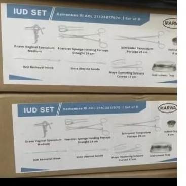 IUD set, instrumen SET IUD