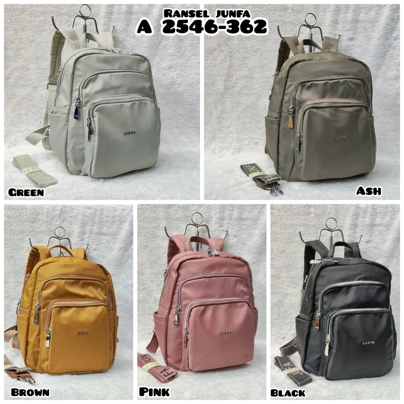 BEST SELLER  TAS RANSEL JUNFA ORIGINAL 2546-362 BAHAN PARASUT