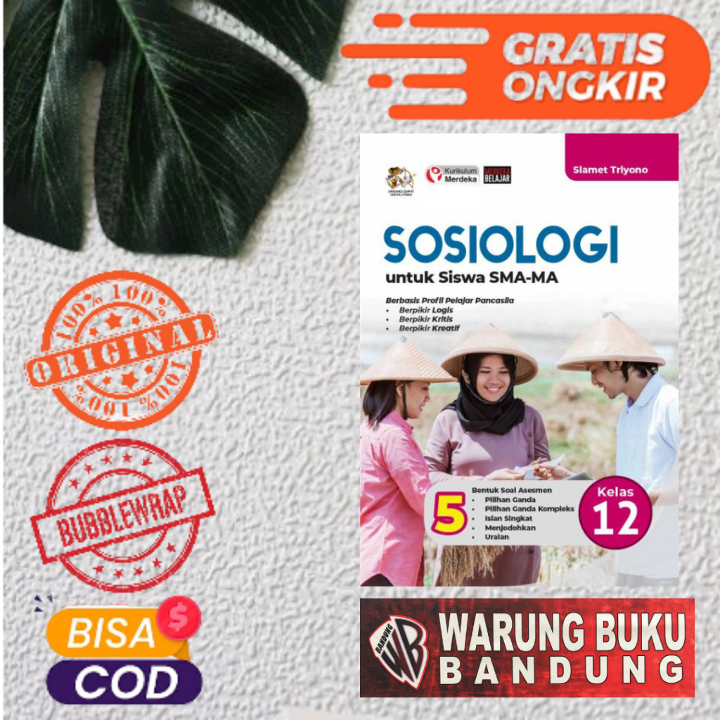 BUKU SOSIOLOGI UNTUK SISWA SMA-MA KELAS 12 - YRAMA WIDYA