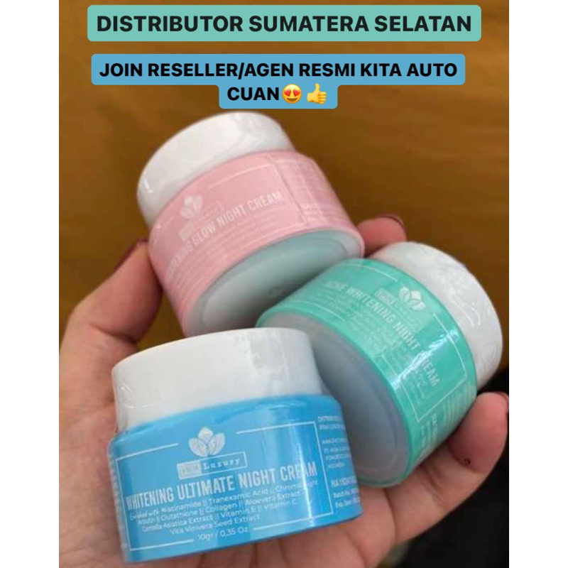 NIGHT PRM LUXURY ORIGINAL BPOM / NIGHT GLOW PRM / NIGHT ACNE PRM / NIGHT FLEK PRM