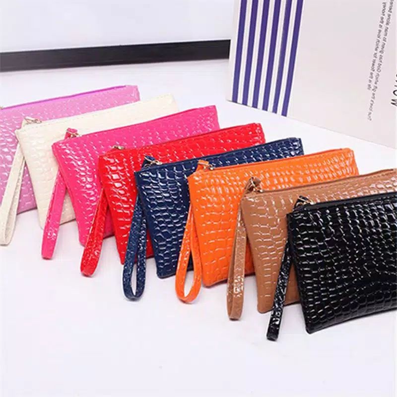 GTC - DOMPET WANITA CROCO / CLUTCH CROCO / POUCH CROCO