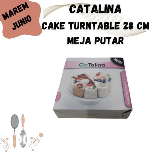Catalina Cake Truntable 28 cm Meja Putar ukuran 28 cm BAK-17A