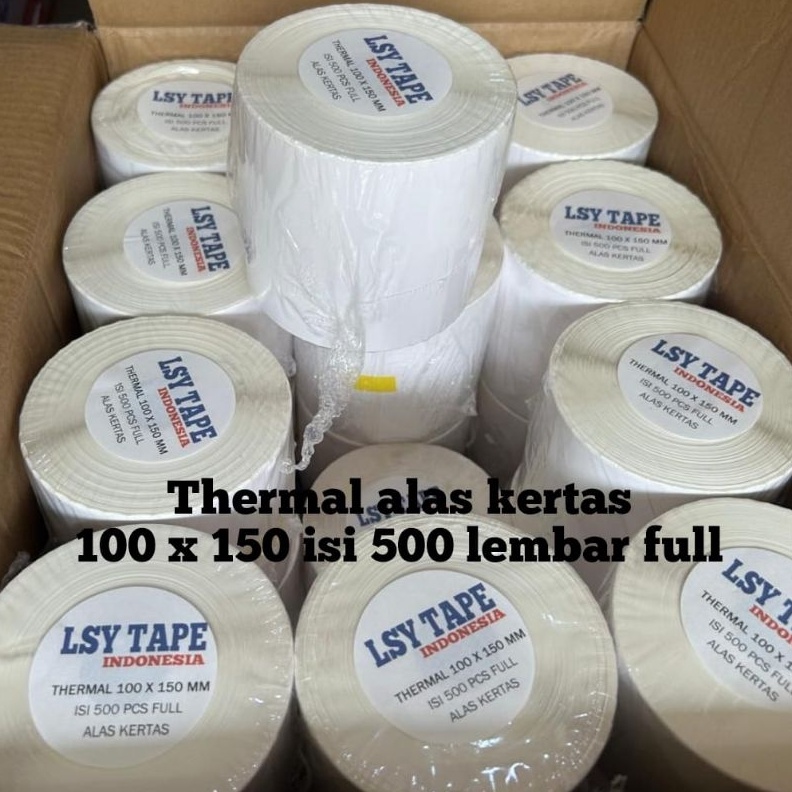 

KODE S18Z kertas thermal label barcode 1 x 15 mm A6 isi 5 lembar