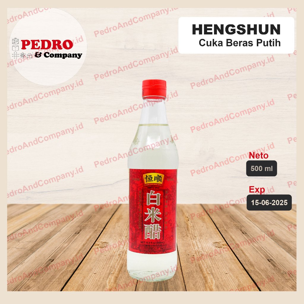 

Hengshun cuka beras putih 500 ml white rice vinegar