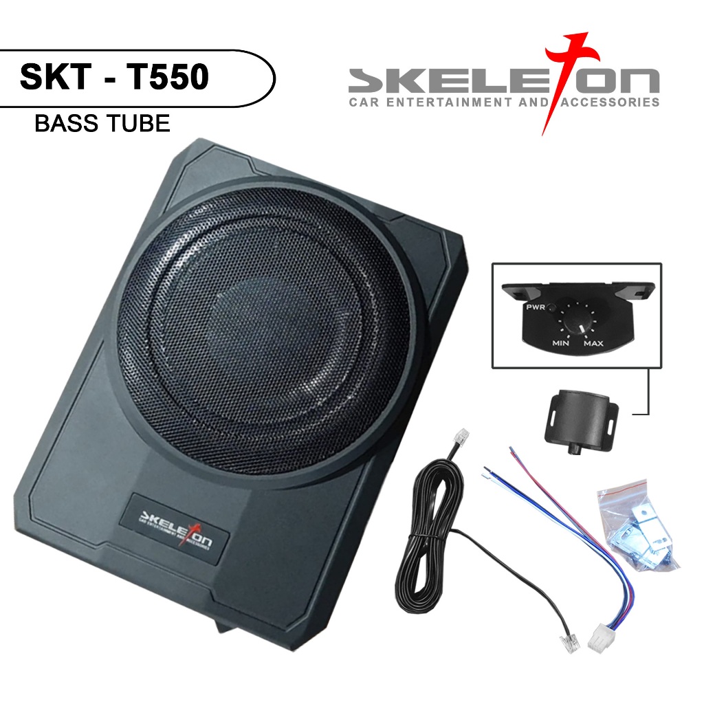 Skeleton SKT-T550 Subwoofer Slim Active 10 Inch Model Kolong