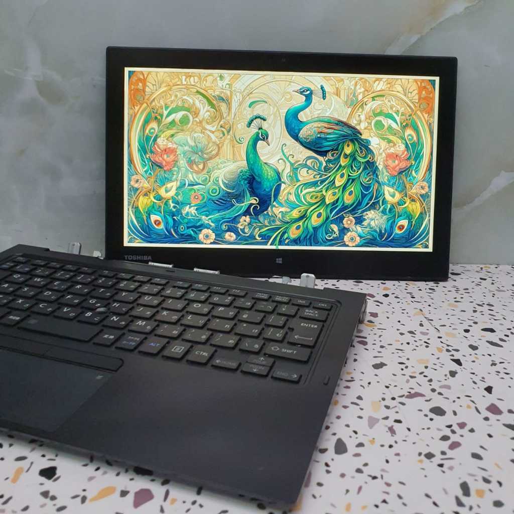 Laptop Toshiba R82 Core M5 Tablet + Touchscreen - Ram 8GB SSD 256GB Layar 12 Inch - Tablet Touchscre