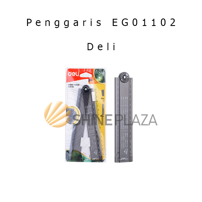 

Foldable Ruler Deli 30cm EG01102 - Penggaris Lipat Transparan 30 cm Dapat Dilipat