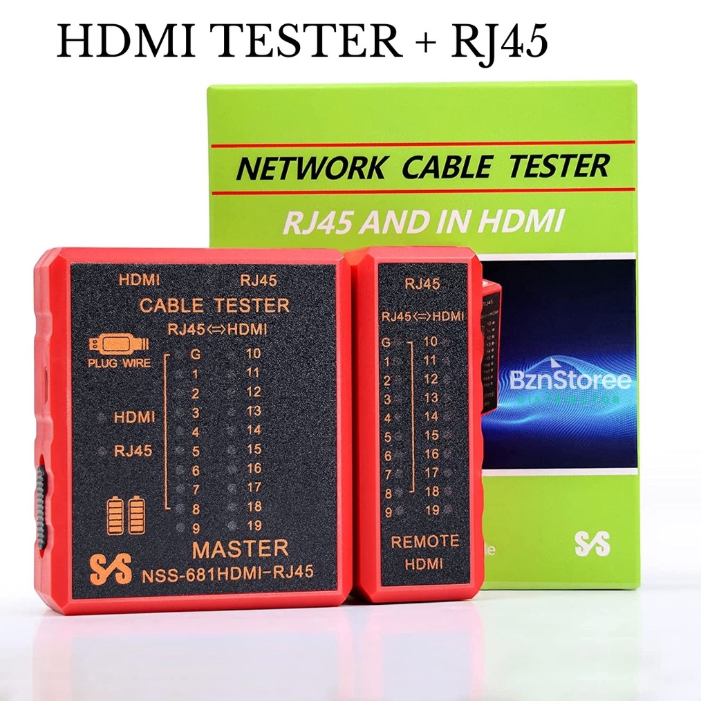 MURAH MERIAH CABLE TESTER RJ45  HDMI  HDMI TESTER RJ45  LAN TESTER  HDMI LAN TESTER  KABEL LAN  HDMI