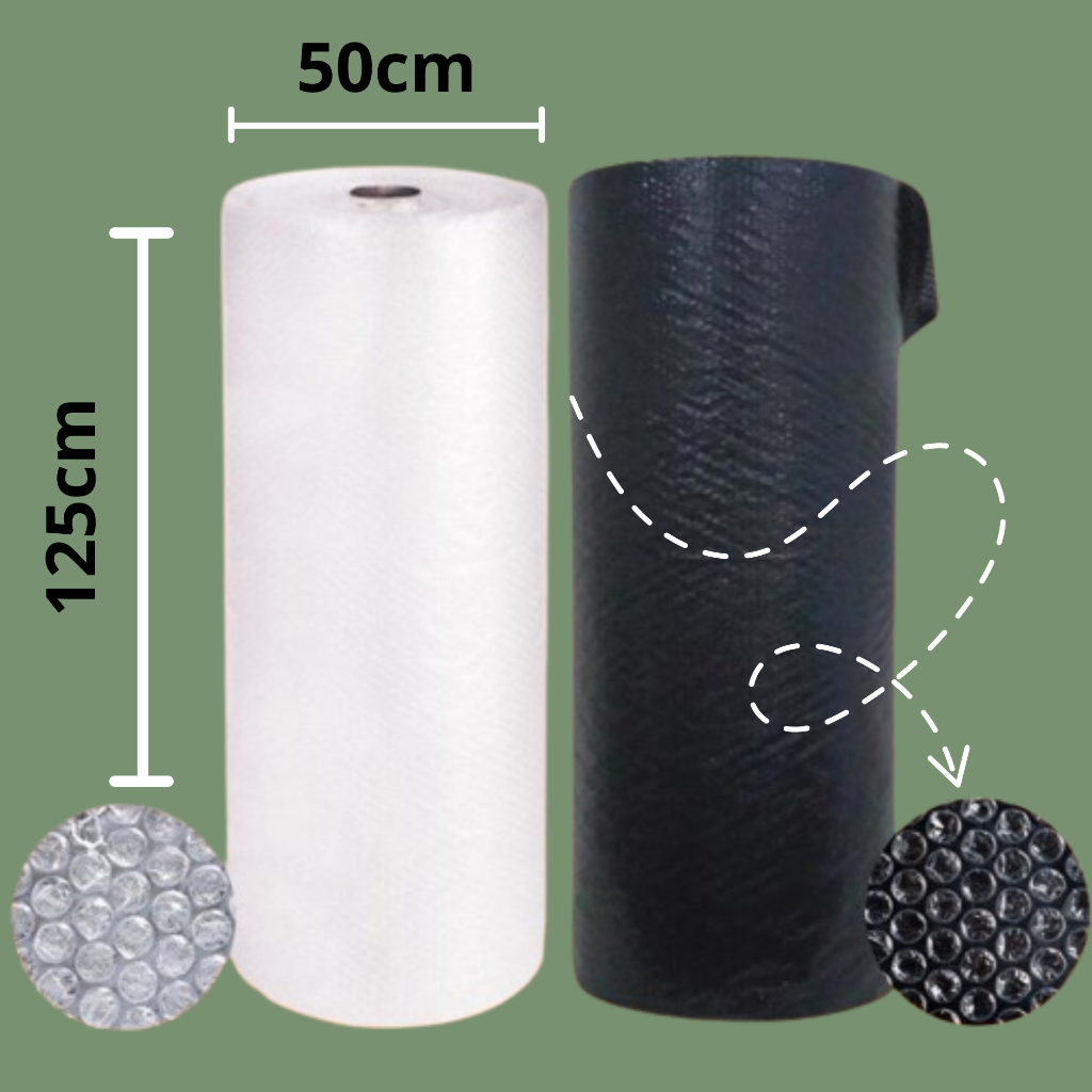 

Bubbelwrap Bening Roll 2.5kg Tebal Plastik Packing Bungkus Paket Promo Surabaya Barat 125cm x 50m