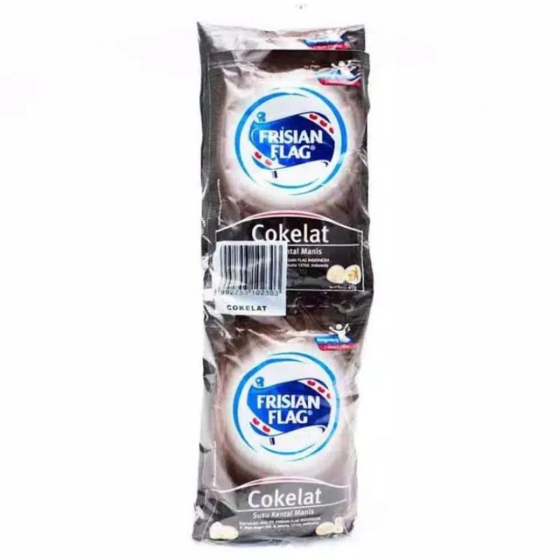 

Susu Kental Manis Bendera Coklat Sachet 1 Renceng