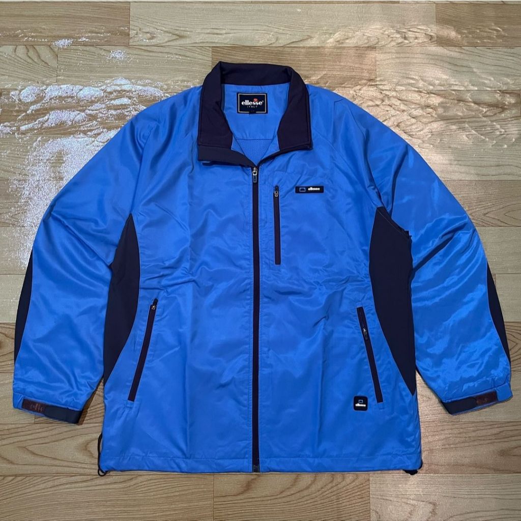 JAKET VINTAGE MURAH, JAKET ELLESSE MURAH ORI, THRIFT JAKET Size All (P71 x L59) fit to XL/L