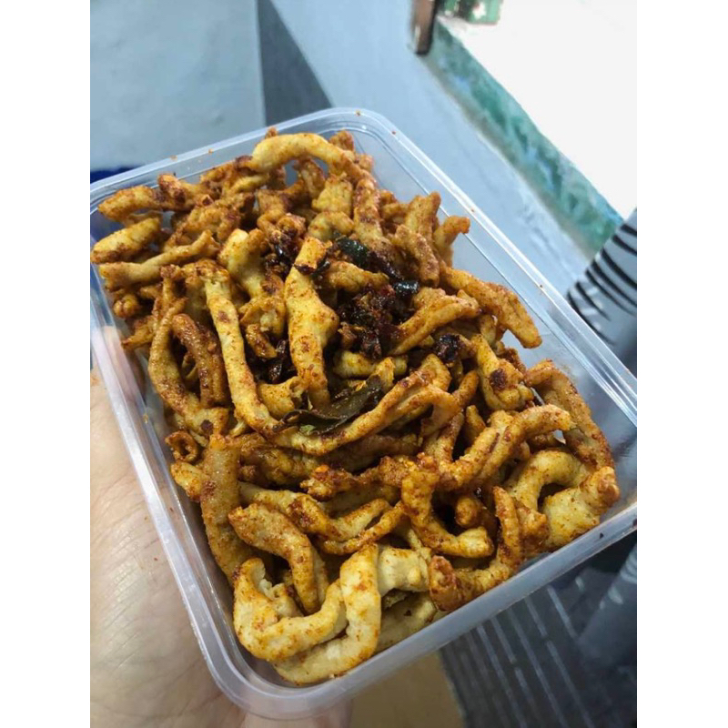 

Crispy Usus Ori || Pedas Sedang || Pedas Daun Jeruk