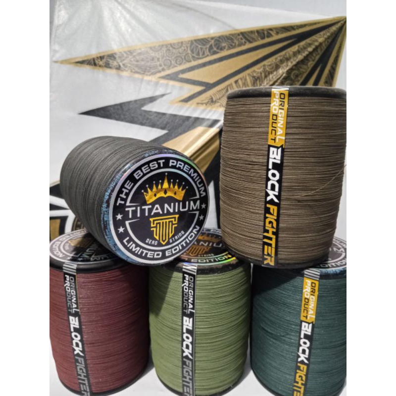 SENAR MATOT SUPER TITANIUM 022 PANJANG 6000 YARD, SENAR MATI SPECIAL FOR PLAYER,  GELASAN SENAR MATO