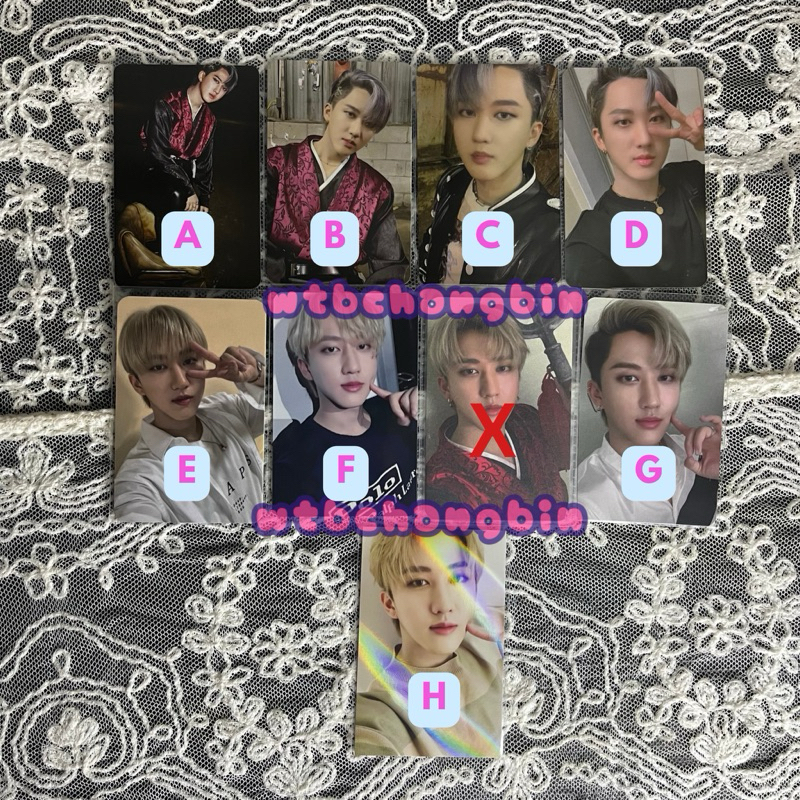 Stray Kids Changbin INLIFE (Withfans, Appmus, Swid, Subk, Wd Withdrama) Photocard