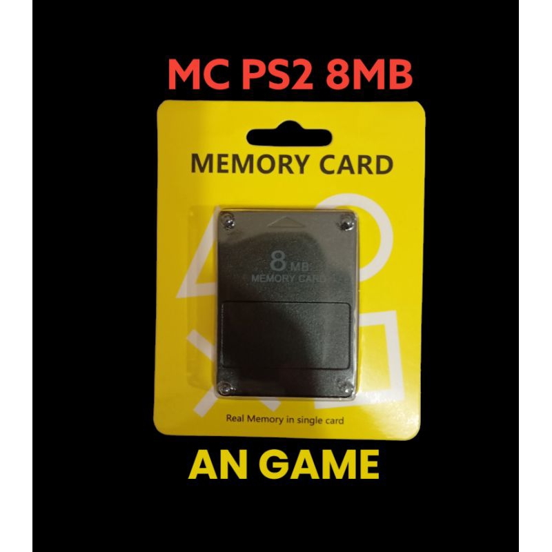 MC PS2 8MB MEMORY CARD PS2 8MB MC PS2 8MB HITAM